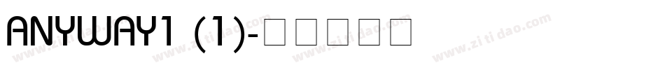 ANYWAY1 (1)字体转换